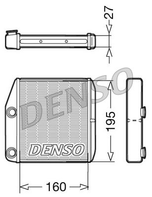 Heat Exchanger, interior heating FIAT Grande Punto OPEL Cor