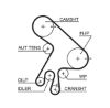 Water Pump & Timing Belt Kit AVENSIS (_T22_), RAV 4 II
