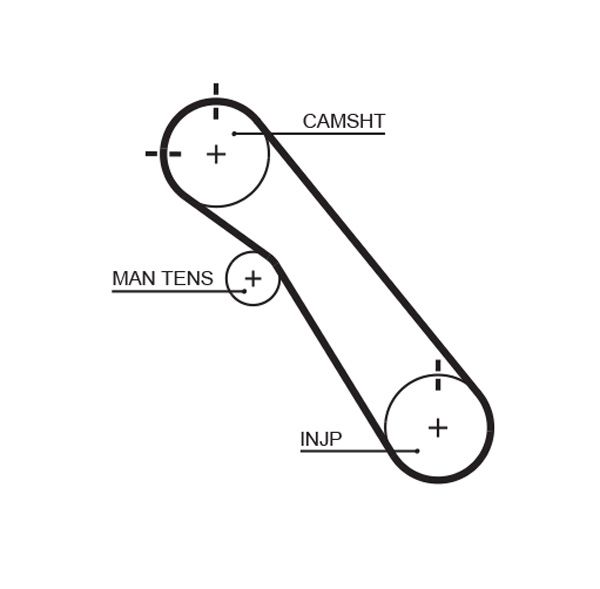 Timing Belt TOYOTA 13568-19195