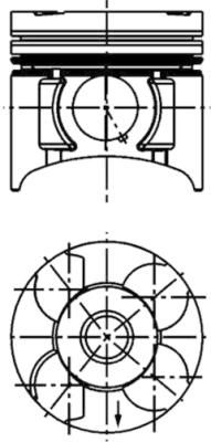 Piston OPEL 79