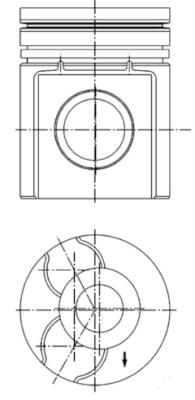 Piston VOLVO 98,43