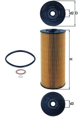 Oil Filter MERCEDES-BENZ - A3661841025 O.D. Oil Filter MERCEDES-BENZ - A3661841025 O.D.
