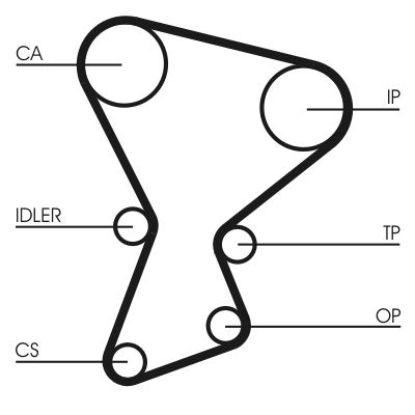 Timing Belt Mitsubishi