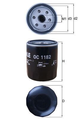 Oil Filter MAZDA - LF05-14-302A