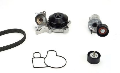 Water Pump + V-Ribbed Belt Kit -