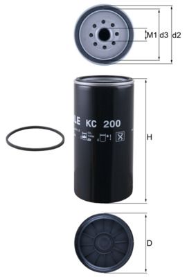 Fuel Filter MB - MANN - WK 1080/7 X