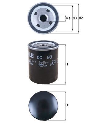 Oil Filter OPEL - 0650382