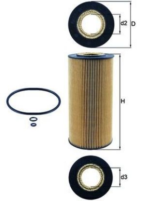 Oil Filter MERCEDES-BENZ - 606 184 02 25