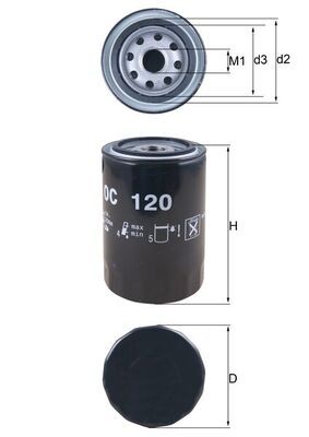 Oil Filter PH2825A - TOYOTA