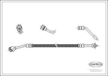 Brake Hose Nissan 462110X800 Brake Hose Nissan 462110X800