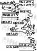 Mounting, control/trailing arm MITSUBISHI MR496795
