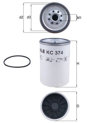 Fuel Filter Evobus, Iveco