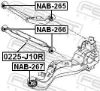 Mounting, control/trailing arm NISSAN 55501-JG000, RENAULT 55501-JY00A