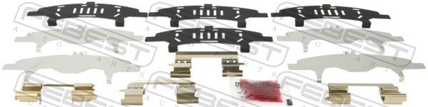 Accessory Kit, disc brake pad NISSAN D108M-JE00J