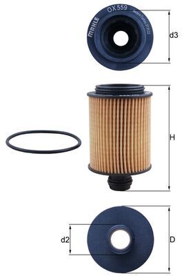Oil Filter GENERAL MOTORS - 55565960