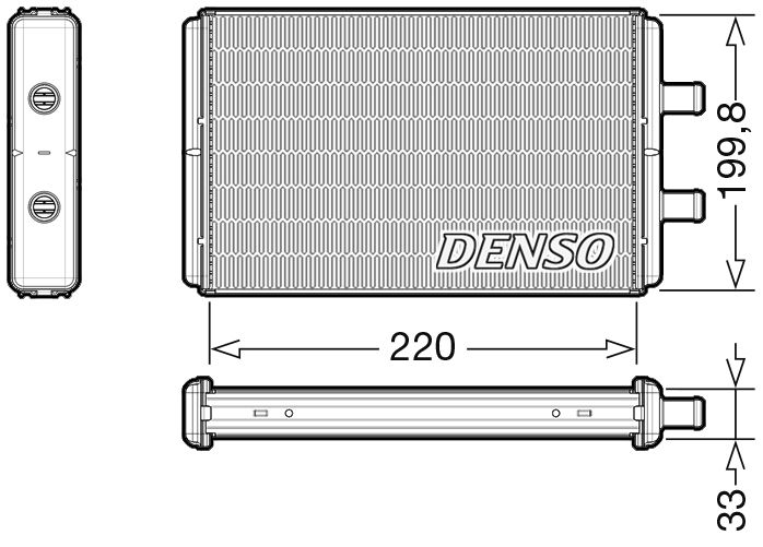 Heat Exchanger, interior heating Iveco
