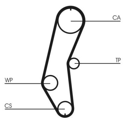 Timing Belt Mazda, Nissan
