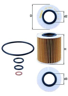 Oil Filter BMW - 11 42 7 501 676 Oil Filter BMW - 11 42 7 501 676