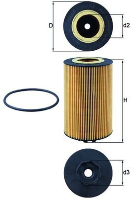 Oil Filter MERCEDES-BENZ ATEGO 3, UNIMOG