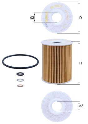 Oil Filter GENERAL MOTORS - 96808900 Oil Filter GENERAL MOTORS - 96808900