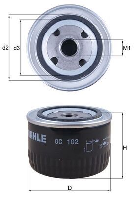 Oil Filter PH5112 - 0650383 Oil Filter PH5112 - 0650383