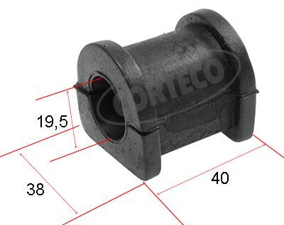 Mounting, stabiliser Anti-roll Bar Bush Kit