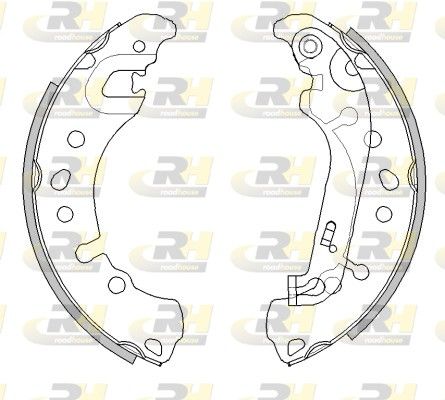 Brake Shoe FORD FIESTA VII (HJ, HF)  (12/19-)