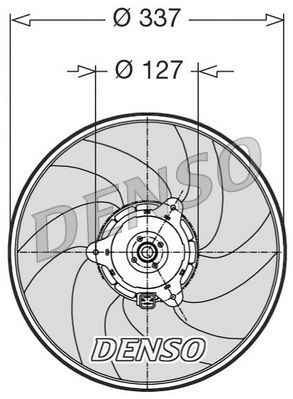 Fan, engine cooling PEUGEOT 306 1.9 D Fan, engine cooling PEUGEOT 306 1.9 D