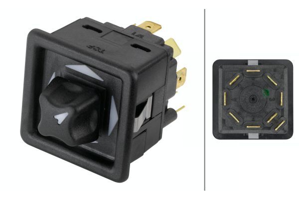 Switch, exterior rearview mirror adjustment -