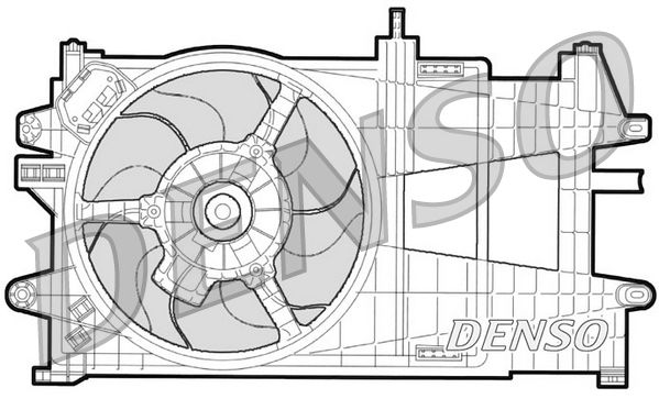 Fan, engine cooling FIAT Punto 1.2 8v/16v
