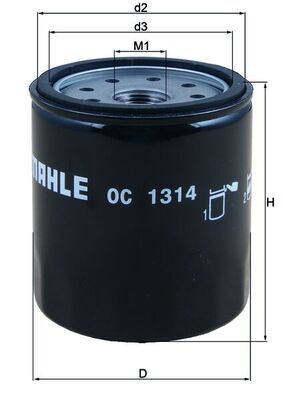 Oil Filter MC - MOTO GUZZI