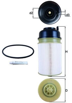 Fuel Filter Mercedes Actros MP4, Antos