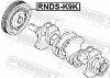 Belt Pulley, crankshaft NISSAN 12303-00QAY, RENAULT 8200477938