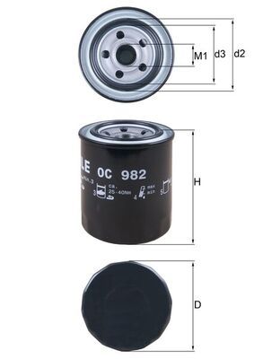 Oil Filter SUBARU - 15208-AA110 Oil Filter SUBARU - 15208-AA110