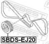 Belt Pulley, crankshaft SUBARU 12305-AA242