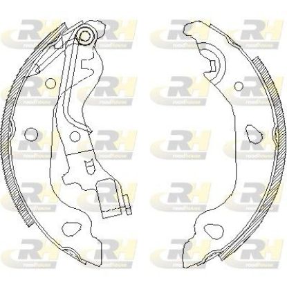 Brake Shoe NK2723669 Fiat Punto 00-10
