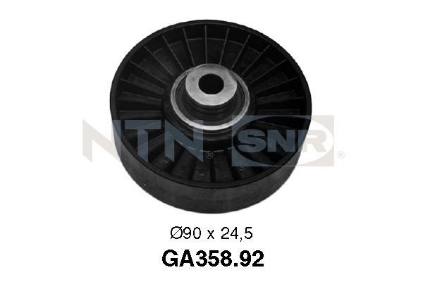 Deflection/Guide Pulley, V-ribbed belt ALFA