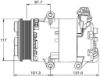Compressor, air conditioning FORD GALAXY III / S-MAX