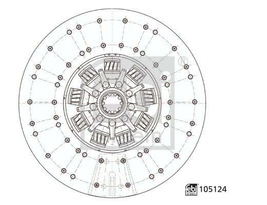 Clutch Disc Iveco - 5801 639 884