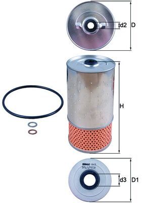 Oil Filter MERCEDES-BENZ - 000 180 25 09