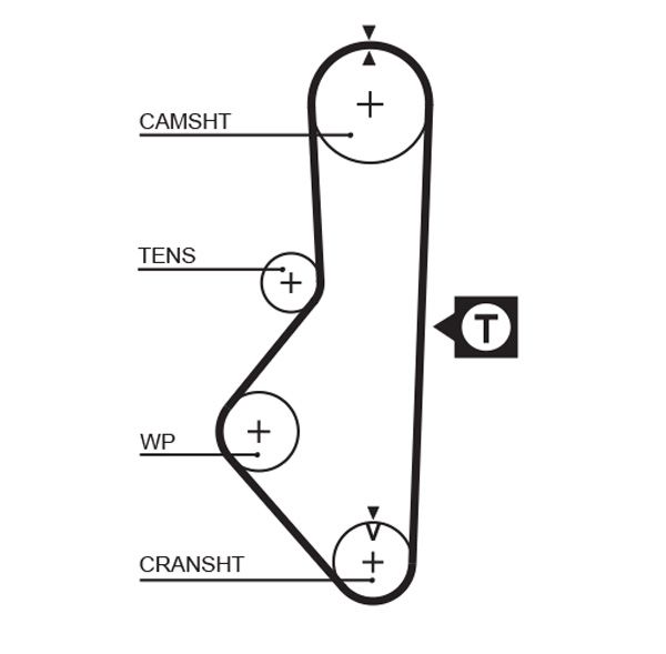 Timing Belt MAZDA - FE05-12-205