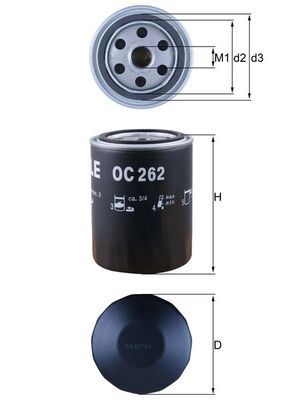 Oil Filter VAG - 068 115 561E Oil Filter VAG - 068 115 561E