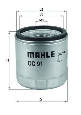 Oil Filter MC - BMW K-Mod.