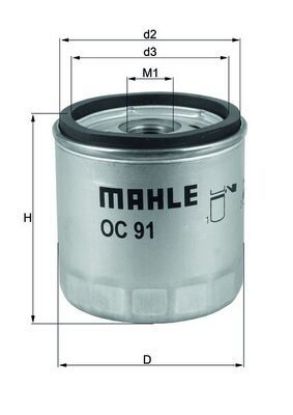 Oil Filter MC - BMW K-Mod.