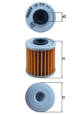 Oil Filter MC - KAWASAKI, SUZUKI
