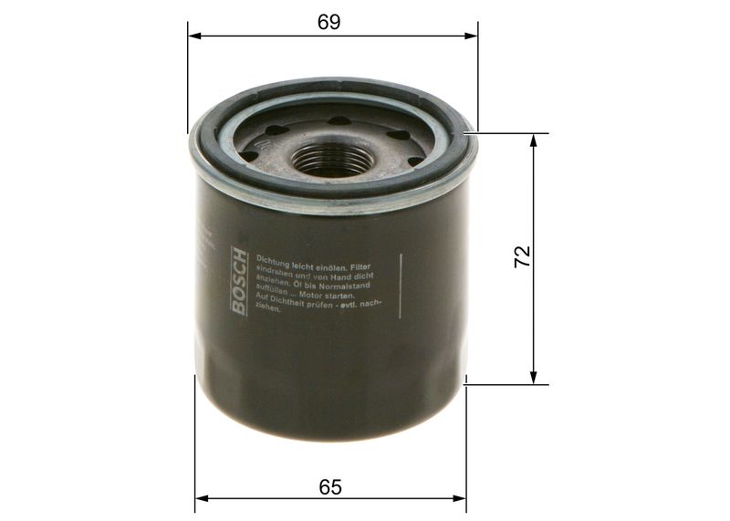 Oil Filter NISSAN - AY100-NS004