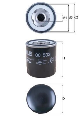 Oil Filter PSA - 1109.AK