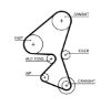 Timing Belt Kit CitroEn/Ford/Peugeot