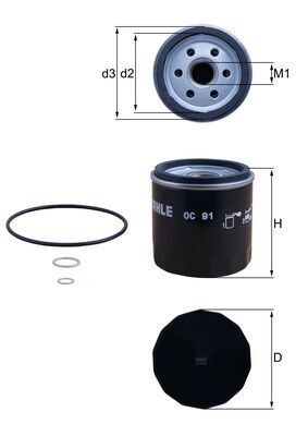 Oil Filter MC - BMW R-Mod.