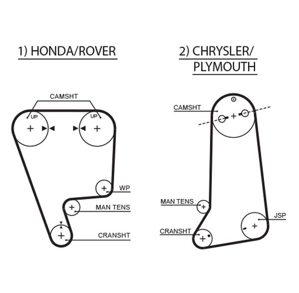 Timing Belt Honda Prelude - ( L18656 )